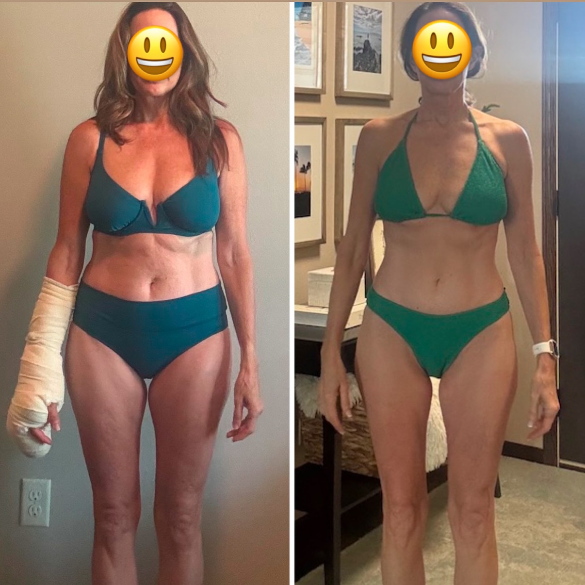 Lily: original before and after coaching photos